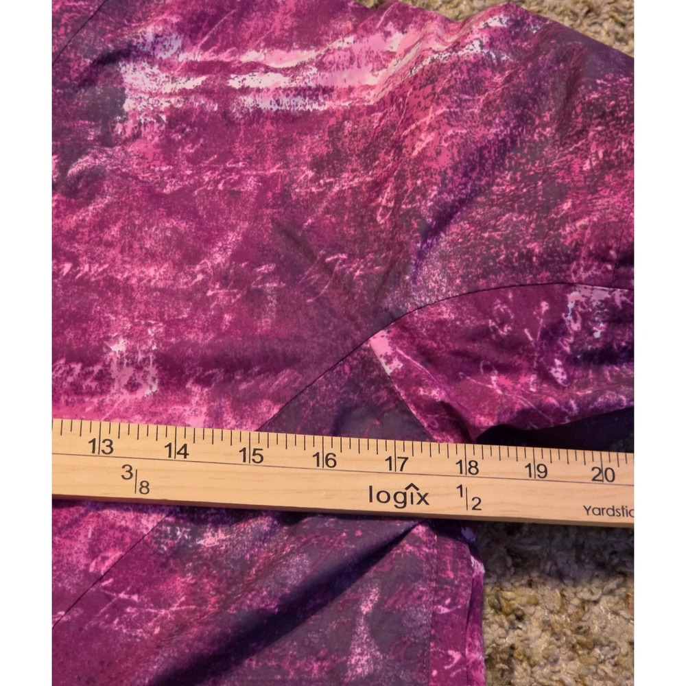 Columbia Titanium Tie Dye Snowboard Ski Jacket Women's Size S Pink Zip Pockets - Picture 11 of 12